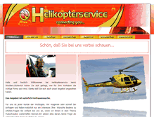 Tablet Screenshot of helikopterservice.de